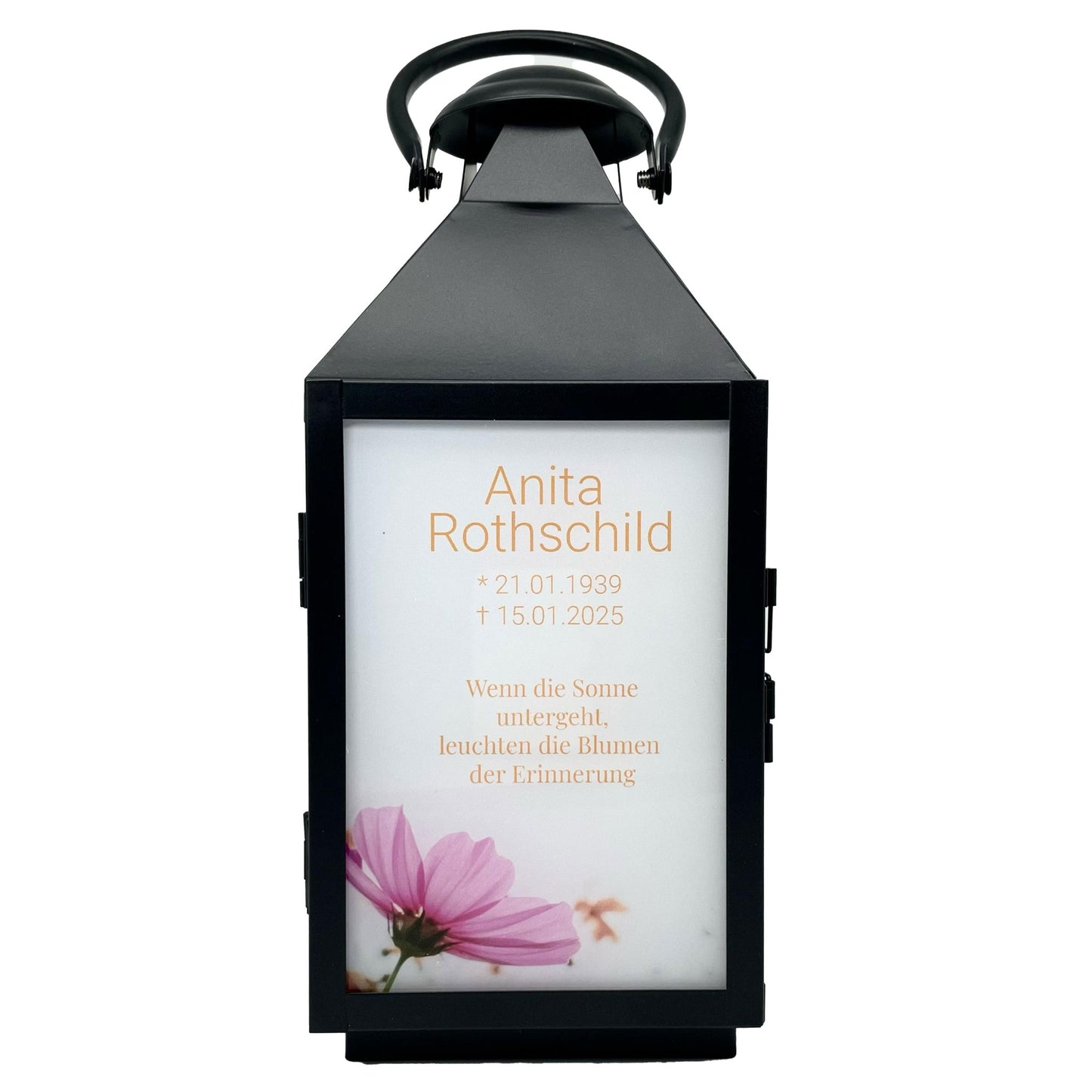 Grablaterne Blumenwiese - kreuzkreativ