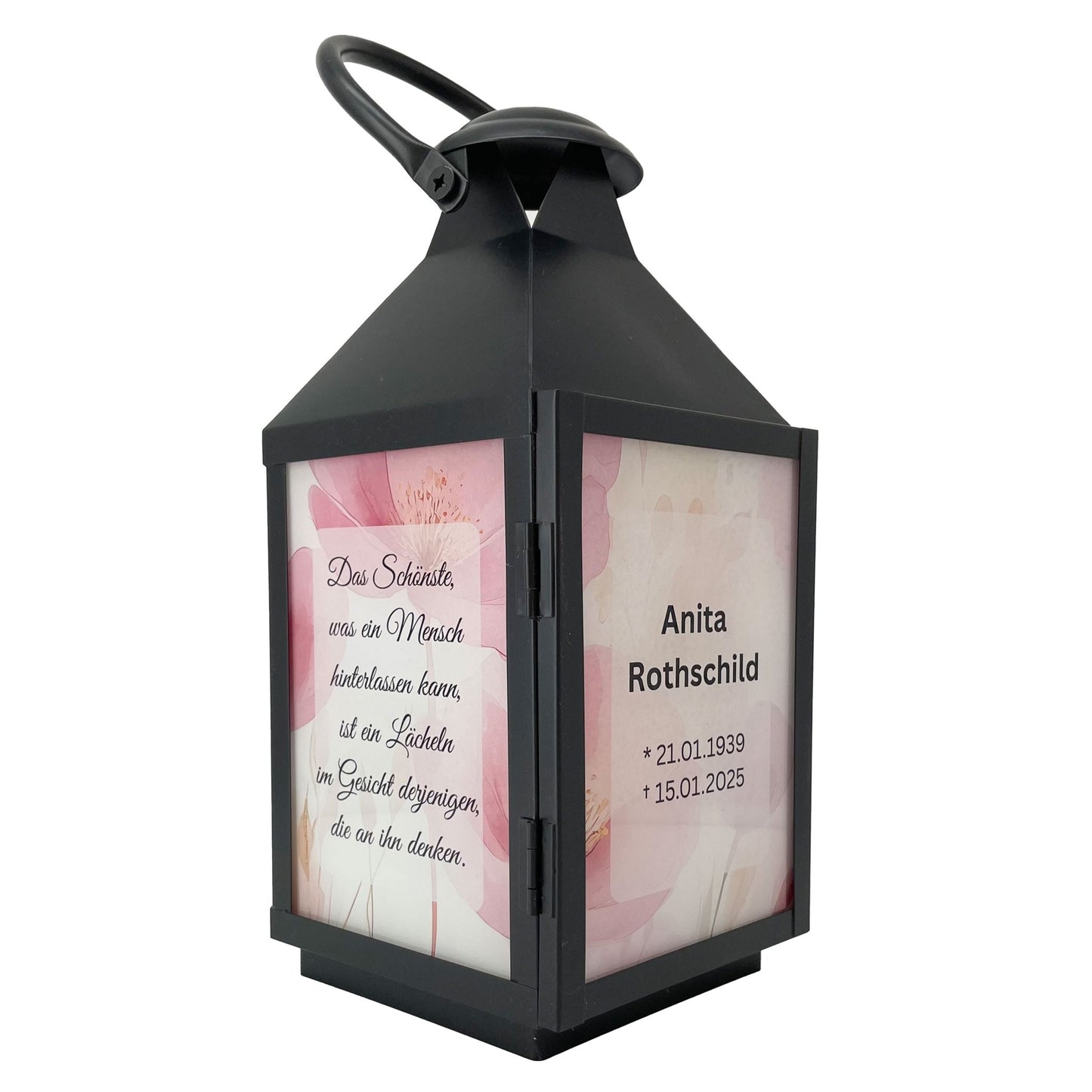 Grablaterne Blütenlicht - kreuzkreativ