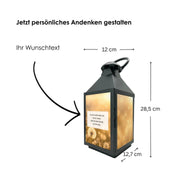 Personalisierte Grablaterne mit Foto oder Motiv kreuzkreativ 